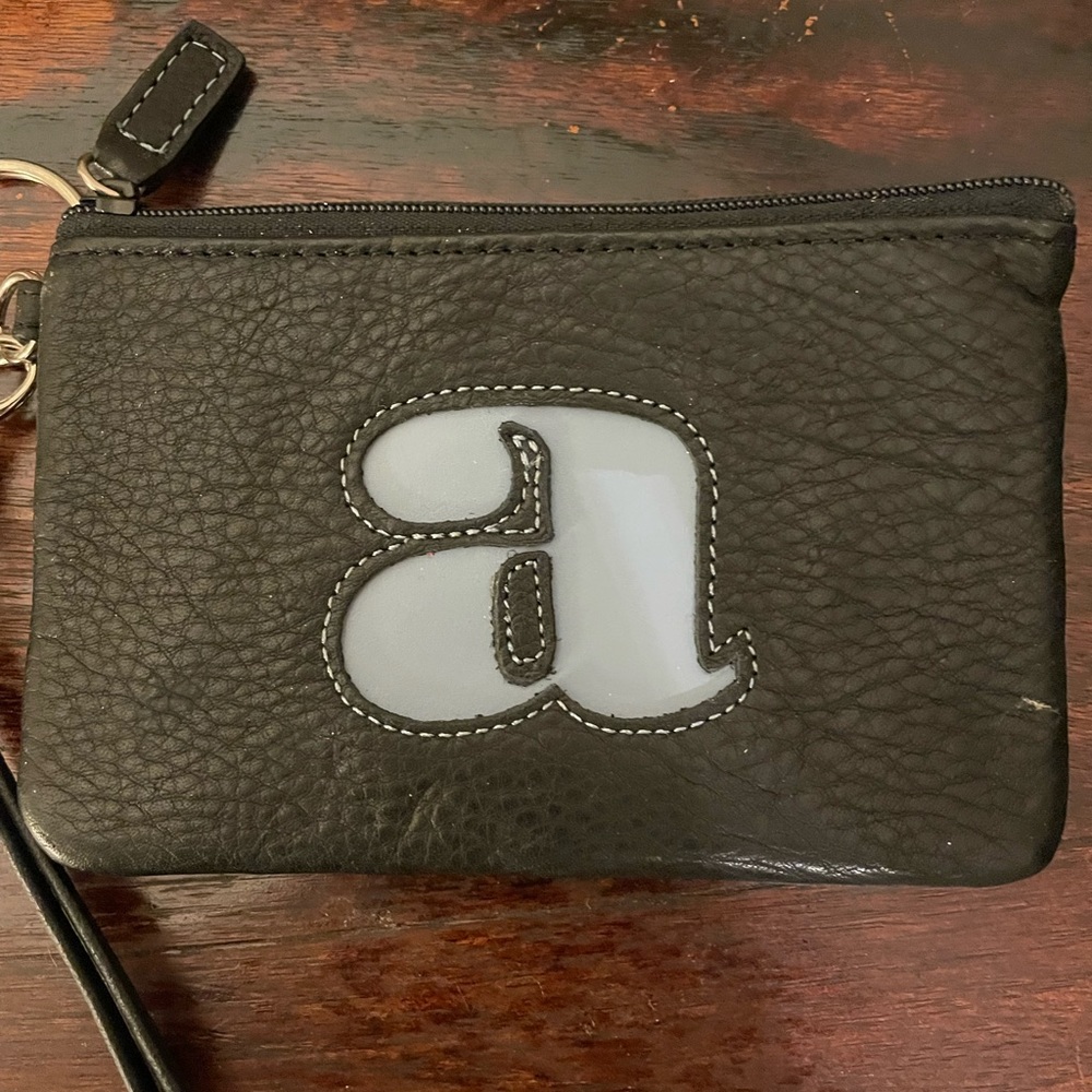 NWT Vintage Rolf’s Clip on Monogram a Wristlet